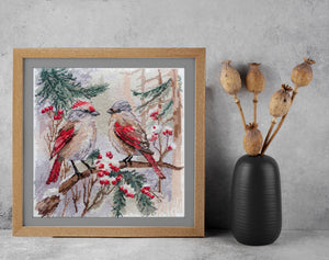 Cross Stitch Kit Cross-stitch kits Chittering about winter