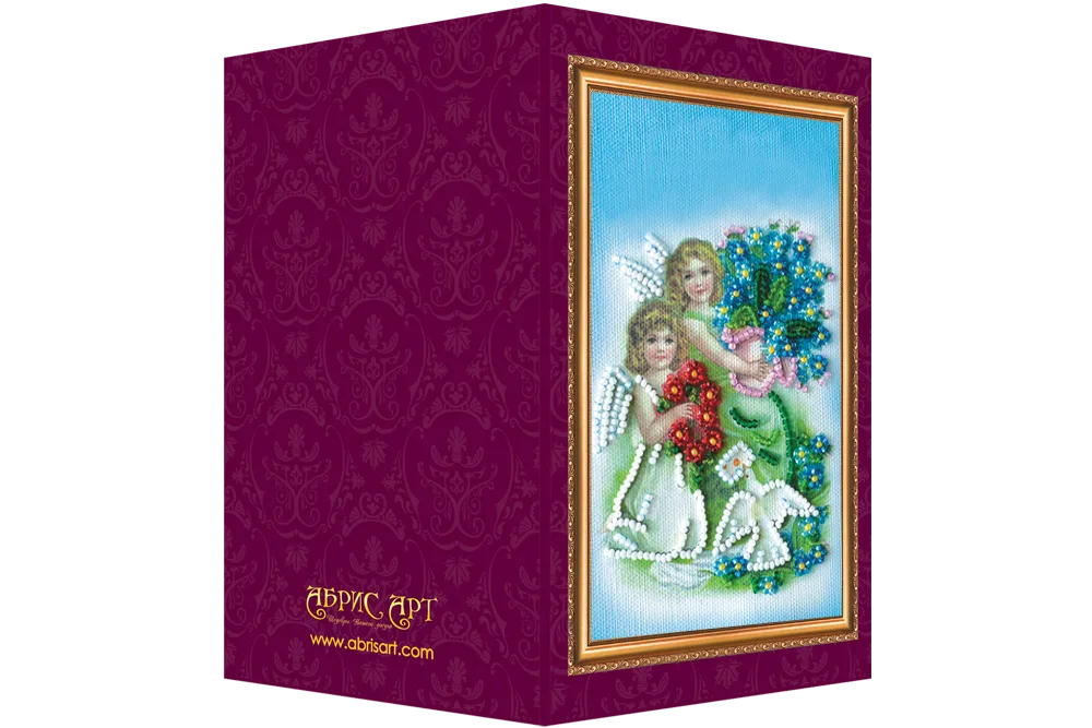 Postcards Bead Embroidery Kit Postcard Bead embroidery kit Happy Angel Day – 2