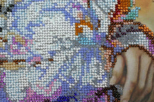 Bead Embroidery Kit Main Bead Embroidery Kit Spring mood (People)