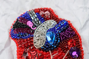 Brooch Embroidery Kit Decoration Heartbeat (Decoration)