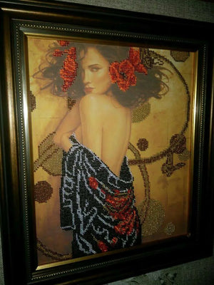 Bead Embroidery Kit Main Bead Embroidery Kit Temptation