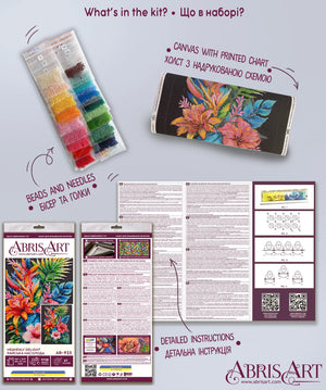 Bead Embroidery Kit Main Bead Embroidery Kit Heavenly delight