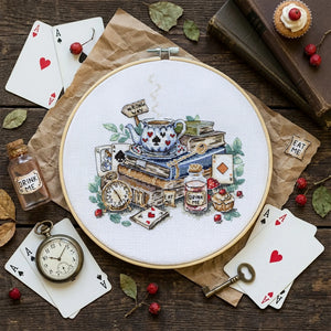 Cross Stitch Kit Cross-stitch kits The mad tea party