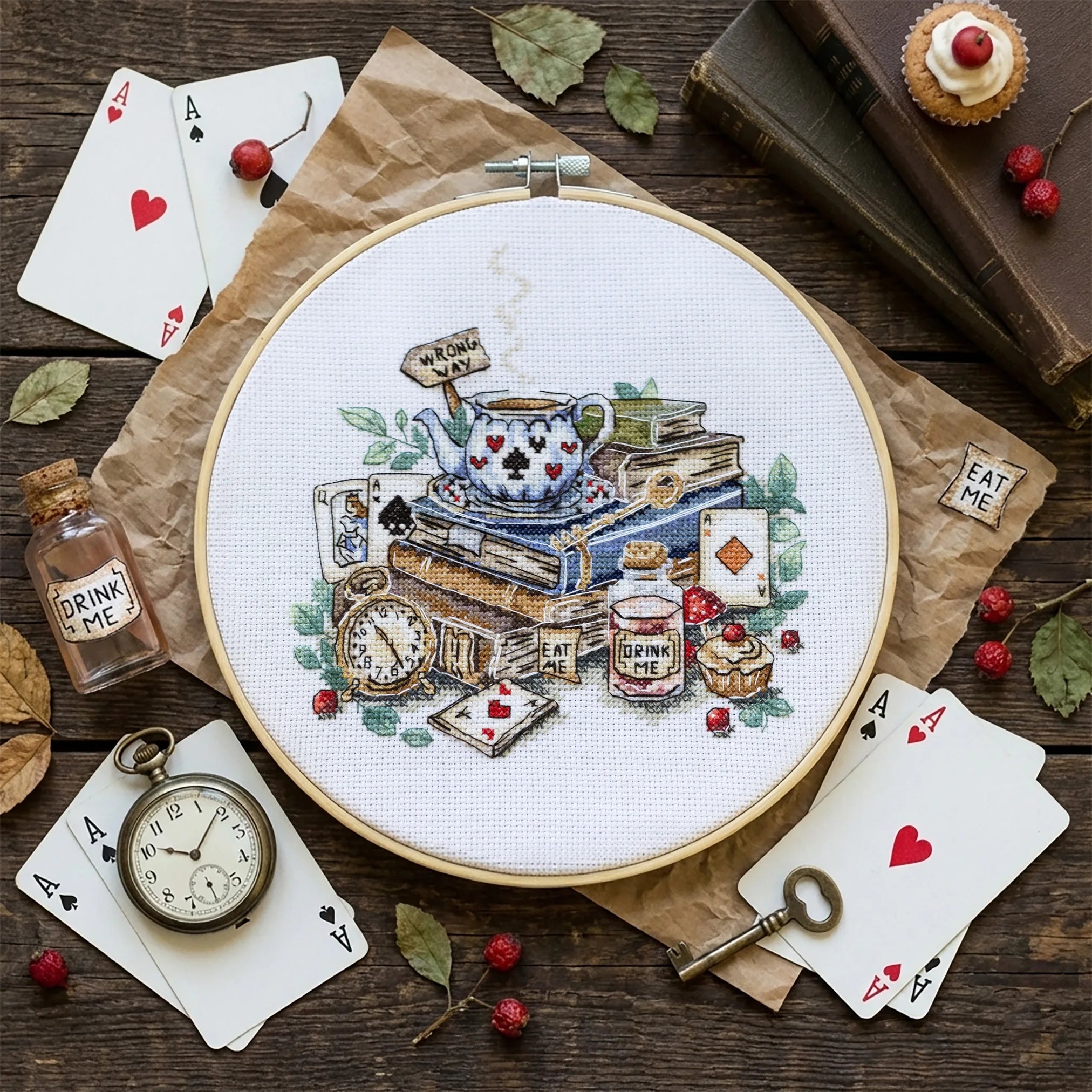 Cross Stitch Kit Cross-stitch kits The mad tea party