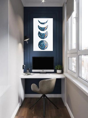 Bead Embroidery Kit Main Bead Embroidery Kit Moon phases w