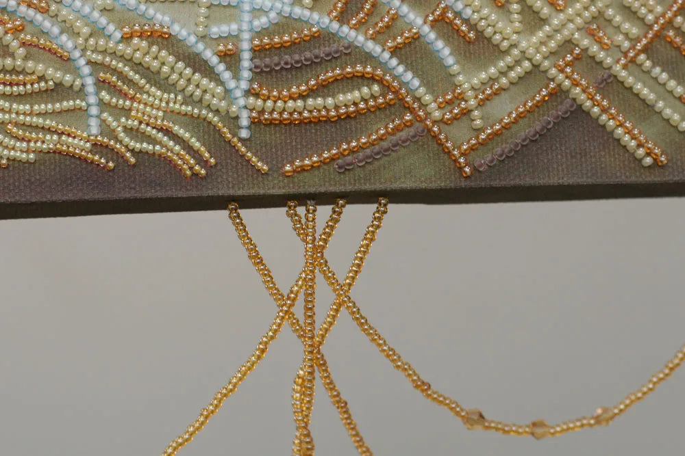 Bead Embroidery Kit Main Bead Embroidery Kit Latte