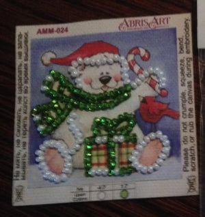 Magnets Bead Embroidery Kit Mini Magnets Bead embroidery kit Fun bear