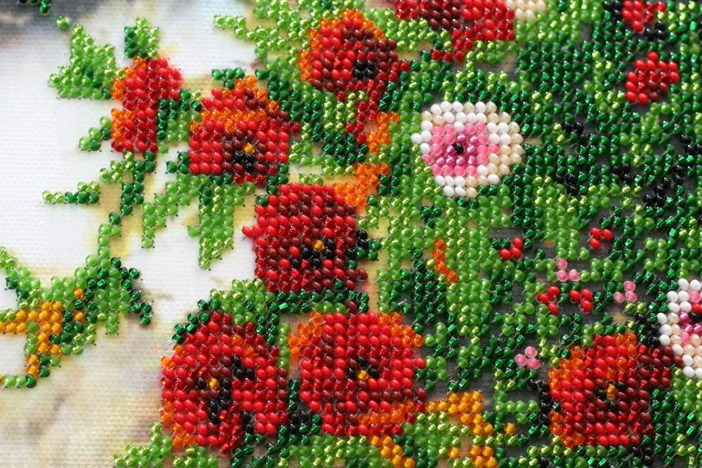 Bead Embroidery Kit Main Bead Embroidery Kit Summer garden