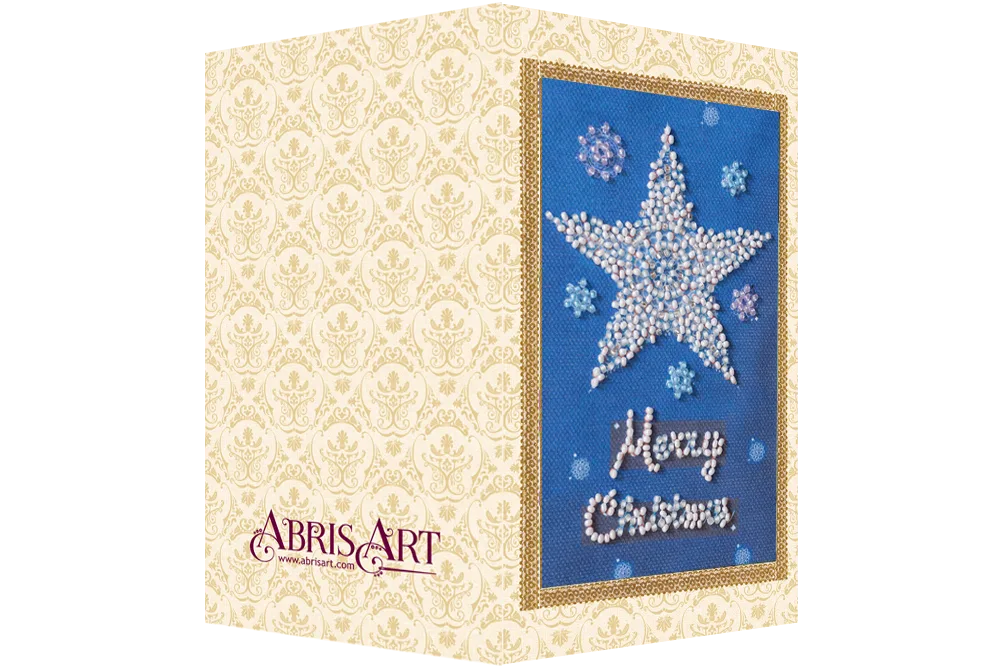 Postcards Bead Embroidery Kit Keychain cross-stitch kit Star