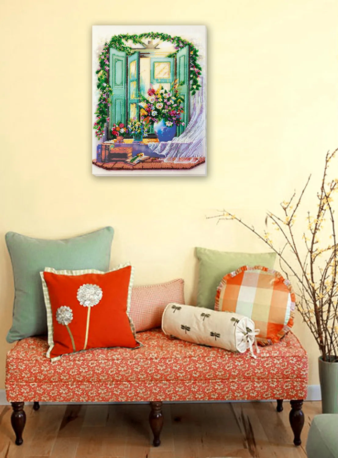 Bead Embroidery Kit Main Bead Embroidery Kit Summer sketch