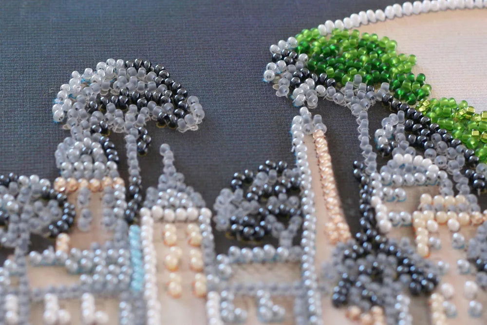 Bead Embroidery Kit Mid-sized bead embroidery kit La Boca