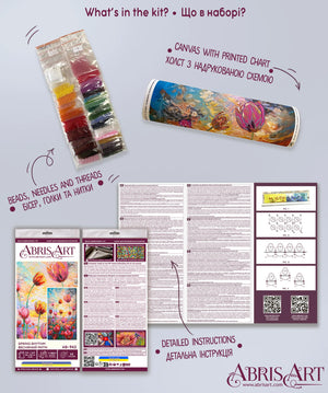 Bead Embroidery Kit Main Bead Embroidery Kit Spring rhythm