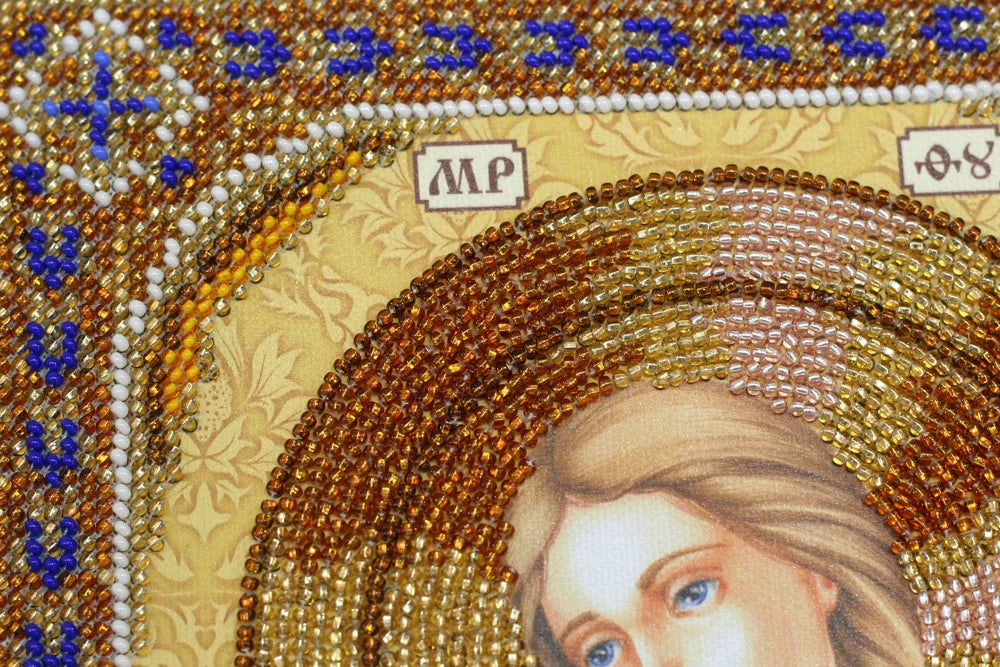 Bead Embroidery Kit Main Bead Embroidery Kit Icon of the Mother of God «Midwife»