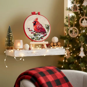 Cross Stitch Kit Cross-stitch kits Winter Cardinal