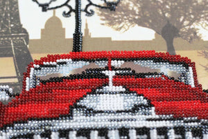 Bead Embroidery Kit Main Bead Embroidery Kit Red and black