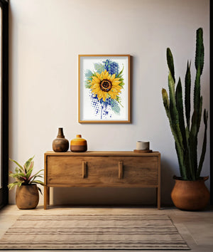 Cross Stitch Kit Cross-stitch kits The color of the sun