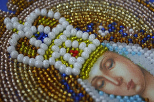 Bead Embroidery Kit Main Bead Embroidery Kit Icon of the Mother of God «Ostrobramskaya»