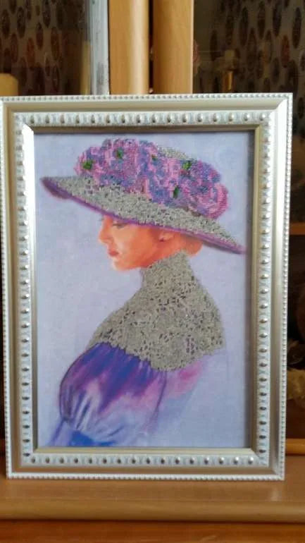 Bead Embroidery Kit Main Bead Embroidery kit Violet
