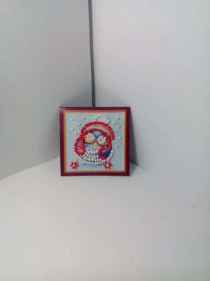 Magnets Bead Embroidery Kit Mini Magnets Bead embroidery kit Owl – 4