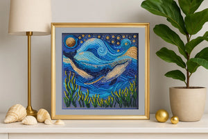 Bead Embroidery Kit Mid-sized bead embroidery kit The grandeur of the depths