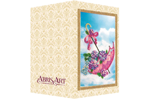 Postcards Bead Embroidery Kit Postcard Bead embroidery kit Flowers are in the umbrella