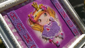 Bead Embroidery Kit Mini Bead embroidery kit Fiona