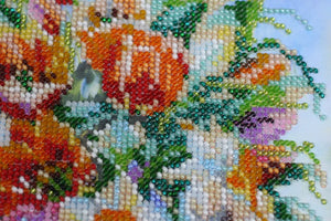 Bead Embroidery Kit Main Bead Embroidery Kit May's embrace