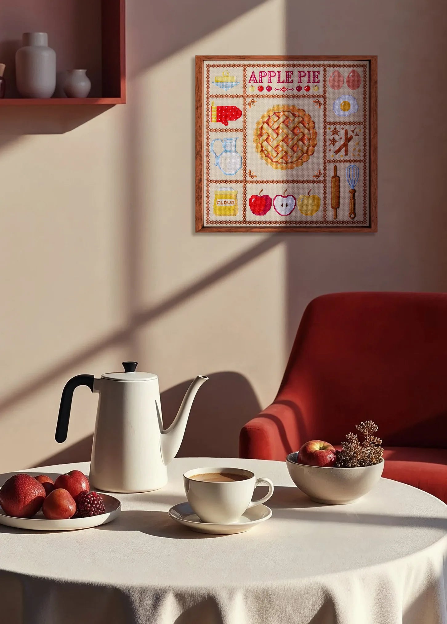 Cross Stitch Kit Cross-stitch kits Apple pie