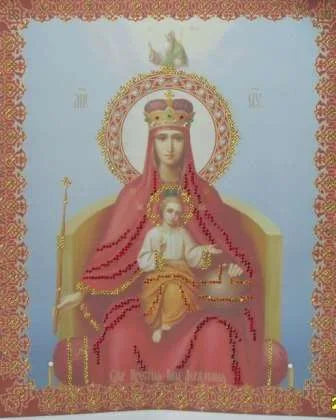 Bead Embroidery Kit Main Bead Embroidery Kit The Reigning Mother of God