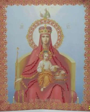 Bead Embroidery Kit Main Bead Embroidery Kit The Reigning Mother of God