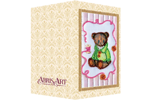 Postcards Bead Embroidery Kit Postcard bead embroidery kits Teddy bear - 6