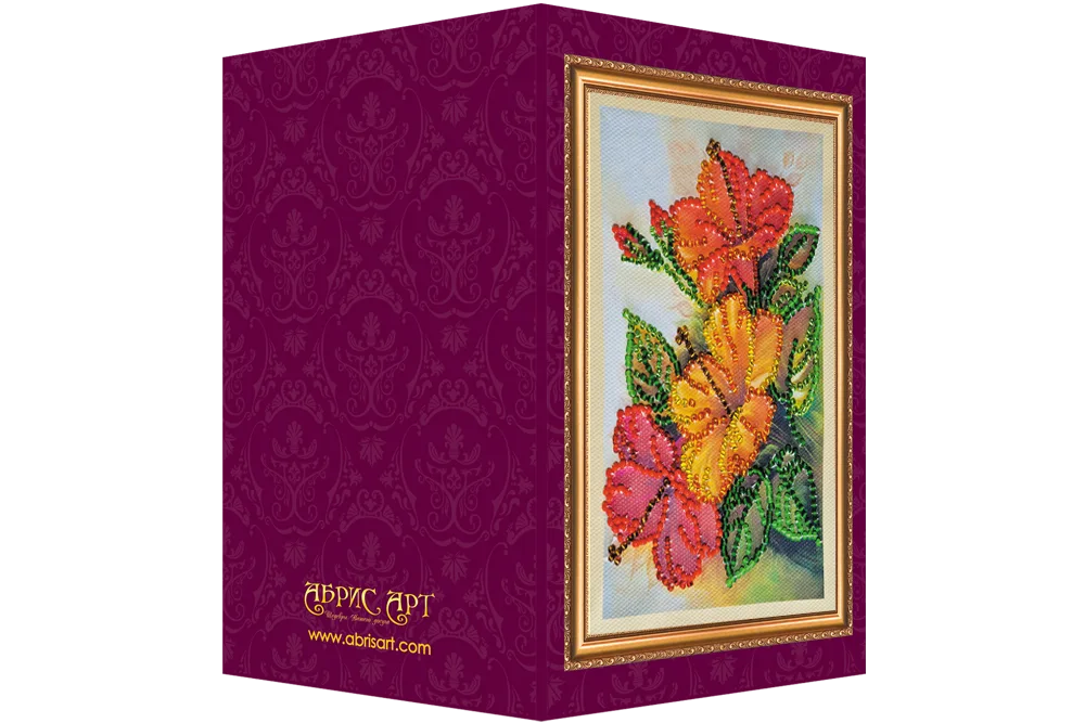 Postcards Bead Embroidery Kit Postcard Bead embroidery kit Happy 8th of March (Women's Day) – 7