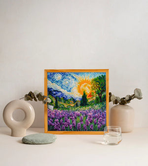 Bead Embroidery Kit Mid-sized bead embroidery kit Summer memories