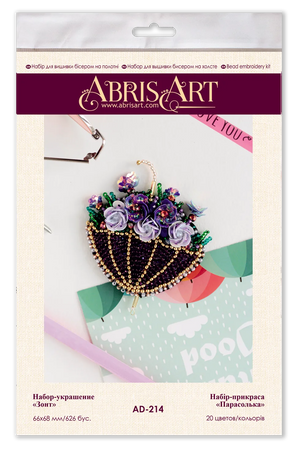 Brooch Embroidery Kit Decoration Umbrella