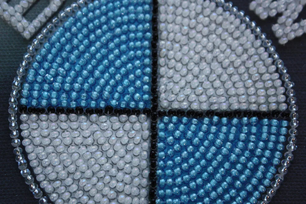 Bead Embroidery Kit Mini Bead embroidery kit BMW