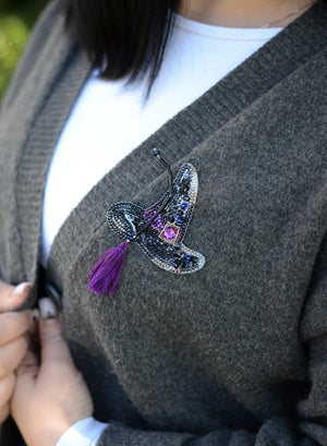 Brooch Embroidery Kit Decoration Witchcraft business (Decoration)