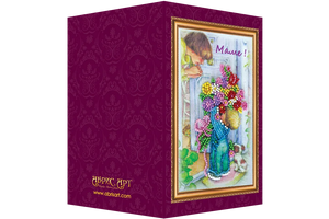 Postcards Bead Embroidery Kit Postcard Bead embroidery kit Dear Mama – 2