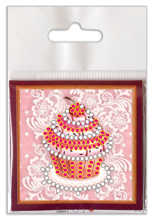 Magnets Bead Embroidery Kit Mini Magnets Bead embroidery kit Sweet basket