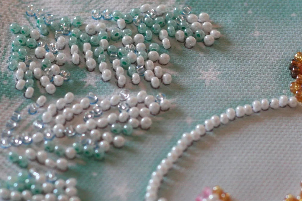 Bead Embroidery Kit Mini Bead embroidery kit Cheerful house