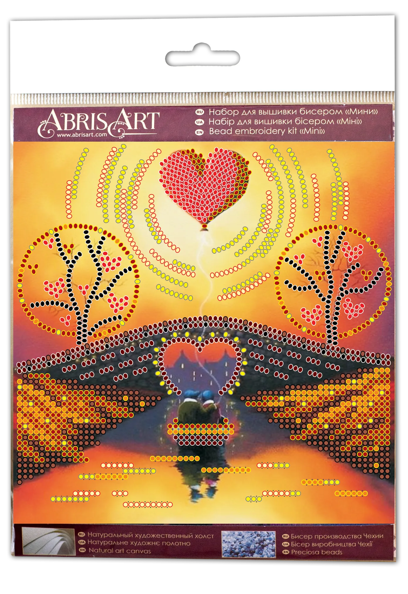 Bead Embroidery Kit Mini Bead embroidery kit Unforgettable evening
