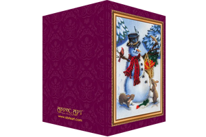Postcards Bead Embroidery Kit Postcard Bead embroidery kit Merry Christmas – 2