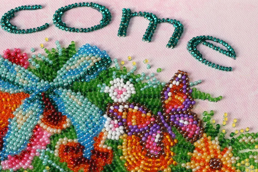 Bead Embroidery Kit Main Bead Embroidery Kit Spring came