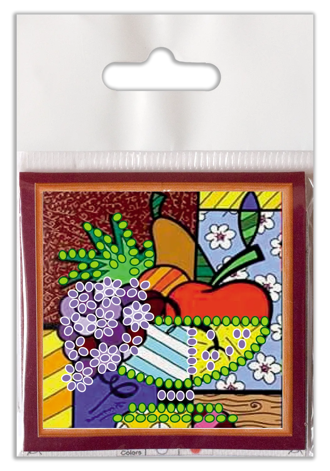Magnets Bead Embroidery Kit Mini Magnets Bead embroidery kit Fruit Still Life