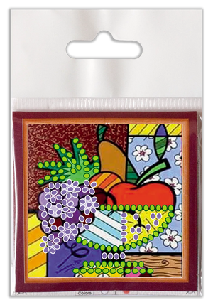 Magnets Bead Embroidery Kit Mini Magnets Bead embroidery kit Fruit Still Life