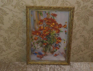 Bead Embroidery Kit Main Bead Embroidery Kit Poppies