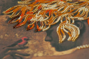 Bead Embroidery Kit Main Bead Embroidery Kit Gold of the night