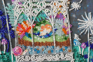 Bead Embroidery Kit Mid-sized bead embroidery kit The cradle of dreams