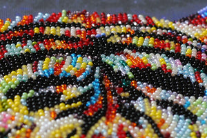Bead Embroidery Kit Main Bead Embroidery Kit Colored tigers