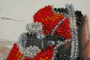 Bead Embroidery Kit Mini Bead embroidery kit Mersedes-500k