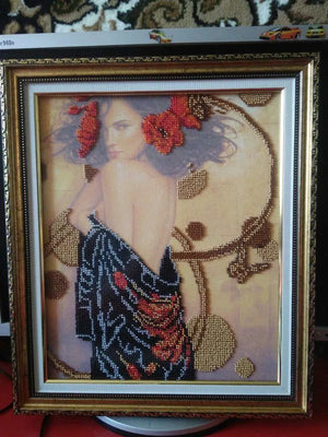 Bead Embroidery Kit Main Bead Embroidery Kit Temptation